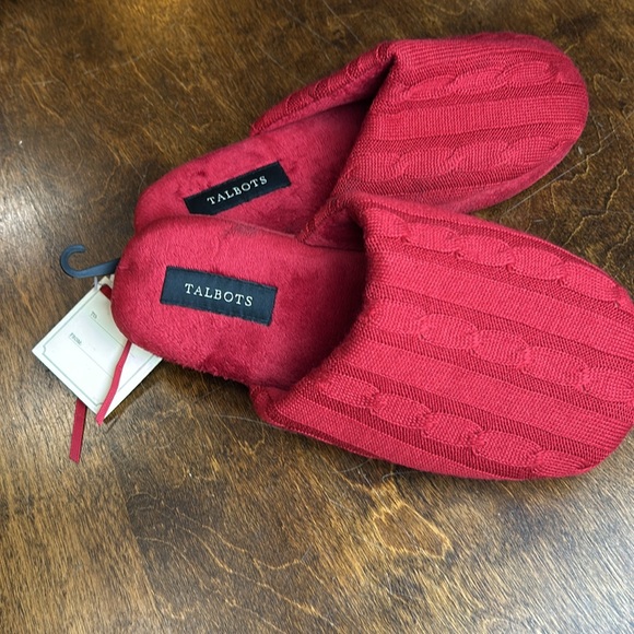Talbots NWT Slippers Size Medium - Picture 5 of 15